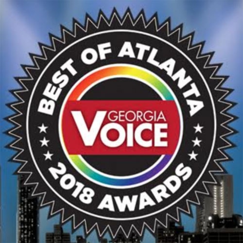 Georgia Voice Best of Atlanta award badge