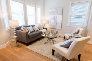 Stylish living room in Atlanta GA