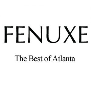 A black and white photo of the fenuxe logo.