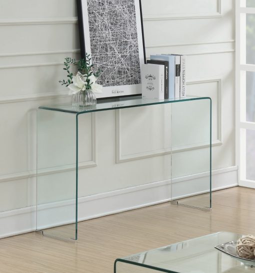 All Glass Sofa Table Room